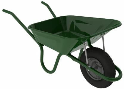 Haemmerlin 1041G Original Green 90L Wheelbarrow with Pneumatic Tyre