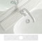 Kitchen Sink Splash Guard Faucet Mat for Kitchen Sink Diatomite Fast Drying Faucet Handle Drip Catcher Tray Super Absorbent Prevents Moisture Buildup for Bathroom Counter Bar (White, 40×10cm)