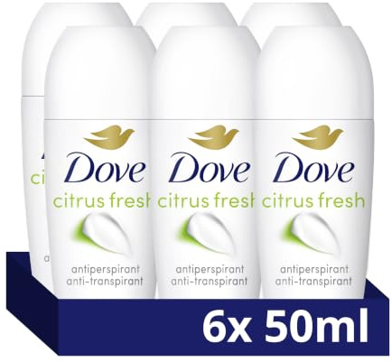 DoveWomen Citrus Fresh 48hr Anti-Perspirant Roll On Deodorant 6x 50 ml