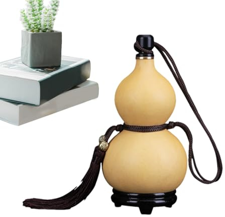 Naturlig flaska – 500 ml/1 l dekorativ flaska Hu Lu-prydnad