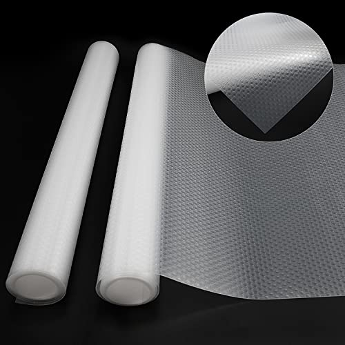 2 tappetini Antiscivolo per cassetti, Antiscivolo, tagliabili e Lavabili, per cassetti, scaffali, Cucina, casa, 150 x 40 cm per Rotolo, 2 Rotoli