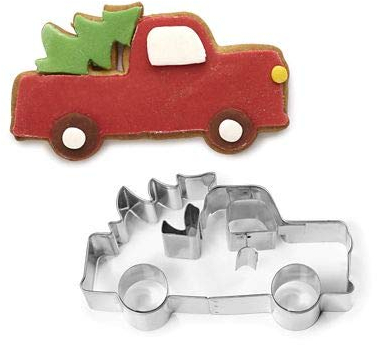 Ausstechform Weihnachtstruck, Edelstahl, mit Innen