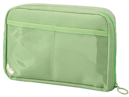 Estuche de lápices de dibujos animados, estuche de lápices de dibujos animados lindo – Estuche de lápices de alta capacidad con 12 compartimentos, caja de lápices portátil y resistente, práctico