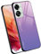 RMSOL Case for Oppo Reno 8 Pro 5G (Reno8 Pro 5G), unique art design Gradient Tempered Glass Back Case and Shockproof Silicone Tpu Protective Phone Case Cover, 2