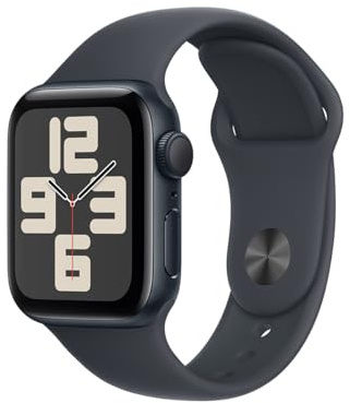 Apple Watch SE 2nd GEN (2024) 40mm GPS Midnight Aluminum Case - Midnight Sport Band S/M