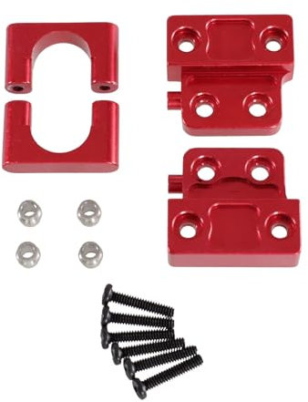 YONMFRDS For MN For MN82 LC79 For MN78 1/12 Metal Upgraded Rear Axle For Spring Plate Fixing For Seat Remote Control Car Upgrade Parts Accessories RC Car DIY Parts(Red)