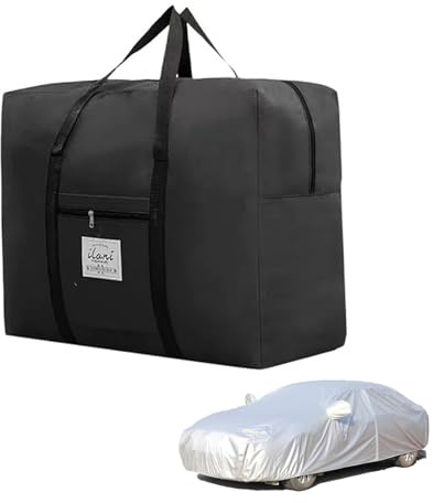Car Cover Storage Bags (Only Bags，23 x 11.8 x 20 in) Reusable, for All-Weather Waterproof Car Covers, Windshield Sun Shade Umbrella & Truck Cover, Convenient Storage, 20 LBS Weight Capacity