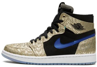 Jordan Herren-Sneaker, Team Gold/Bright Concord-Black, 38 EU