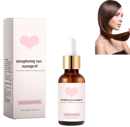 Golab Beautiful, huile de massage des cheveux fortifiante, Golab Beautiful, huile capillaire Golabbeauty pour femmes, soin et volume (1 pièce)