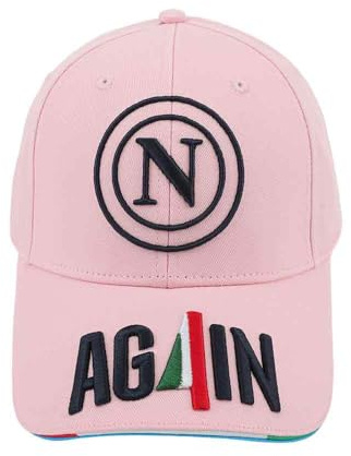 Cappello Baseball 100% CO Enzo Castellano SSC Napoli AG4IN 124013 Rosa