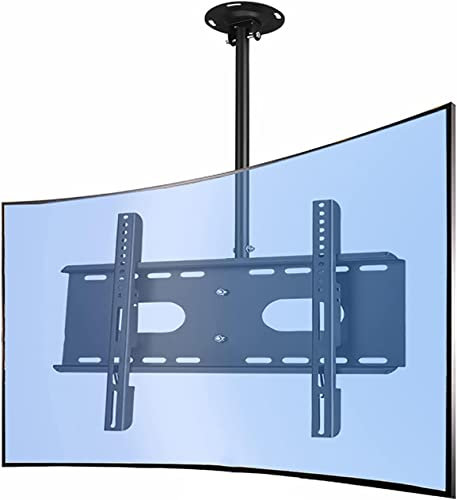 Supporto TV Parete e soffitto, Supporto TV Regolabile, Girevole e inclinabile, Adatto alla Maggior Parte dei televisori LCD a Schermo Piatto e curvi 32-70 Pollici, Dimensioni massime del Supporto TV