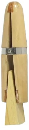 Wooden Ring Clamp with Wing Screw Holder Wood Ring Clamp Wedge Leather Jaws