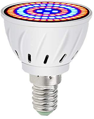 Hilai Grow Light Ampoule 60 LED E14 Croissance Plante Croissance De La Plante Full Spectrum Lampe Horticulturelle LED Cultiver 220v Intérieur pour Plantes Intérieures Succulents Jardin