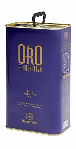 PARQUEOLIVA SERIE ORO - Natives Olivenöl extra - (Picuda und Hojiblanca Sorten) - Dose 3 Liter