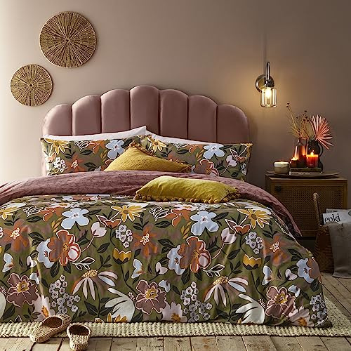 furn. Asterea Bettwäsche-Set für Doppelbett, Mehrfarbig