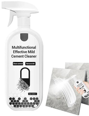 Krmoau Detergente per calcestruzzo | Spray per la pulizia del cemento – 500 ml per pavimenti in cemento – Grasso per calcestruzzo multifunzione Dissolverspray per cantine, garage,