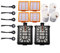 FUBESK Kit de pièces de rechange pour aspirateur Shark AI Ultra 2 en 1 pour RV2600WSEU RV2500SEU – 16 pièces avec filtres et brosses latérales