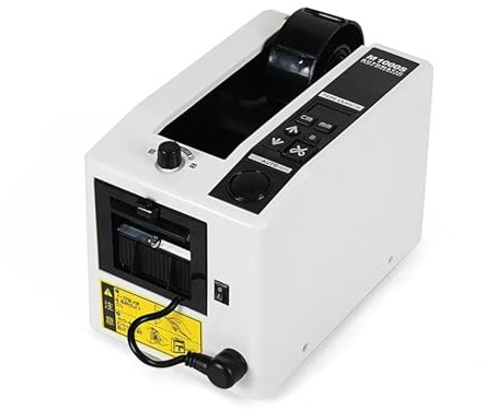 Dispensador de cinta adhesiva, Dispensador automático de cinta adhesiva, cortador eléctrico, alta temperatura M-1000 o M-1000S Para envíos y escuelas(M-1000)