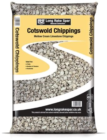 Cotswold Chippings | 20mm | 20kg | Aggregates, Garden Pebbles, Garden Chippings, Driveway Stones/Sealer