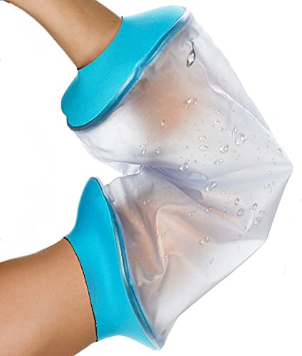 Asunby Couverture de douche pour ligne PICC Manchon de protection pour ligne PICC pour le bras supérieur Protection étanche pour IV et ligne PICC pour plaie cassée au coude Réutilisable pour la douche