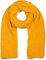 styleBREAKER Damen langer Strick Schal mit Rippen und Perl Strickmuster, warmer Winter Strickschal Einfarbig 01018164, Farbe:Curry