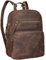 STILORD 'Fabienne' Kleiner Vintage Damen Rucksack Echtleder Dunkel-Braun mit vielen Fächern und Diebstahlsicher - ideal als Tagesrucksack Daypack Freizeitrucksack und Cityrucksack