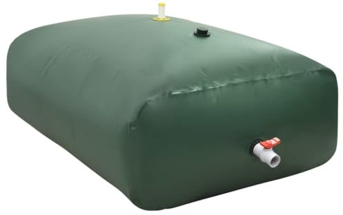 Depósito de Agua Plegable con Grifo PVC 2100 l,Sistemas de riego-156332