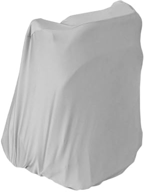 CoudarTitie Copertura Antipolvere per Passeggino con Coulisse, Protegge Da Polvere E Neve, Leggera Ed Elastica, per Carrozzina, Grigio, S