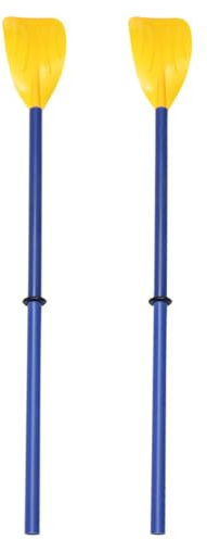 Ciieeo Rames de Bateau Amovibles PP, Paire Réglable pour Canoë Bleu | Plastique Pp, Transport Facile, Surface Lisse et Finition Soignée, Usage Activités Nautiques