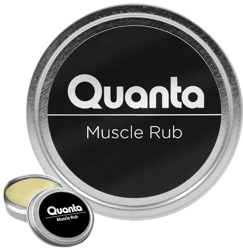 Quanta Muscle Rub - Coconut Oil, Vitamin E, Arnica, Ginger Root, Turmeric & Lavender – 1 oz