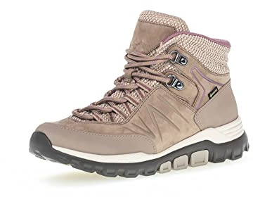 Gabor Bottines classiques pour femme, semelle intérieure amovible, Gore Tex, Beige Muscade Lin 40, 37.5 EU