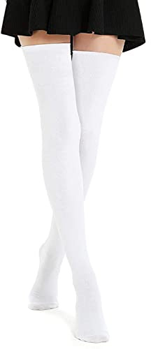 DRESHOW Femme Extra Longues Chaussettes Hautes de Cuisse Montantes Chaussettes de Genoux para Sport Cosplay
