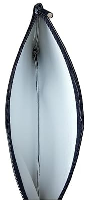 Custodia di ricambio per microfono Shure BETA 58A, con cerniera, in pelle, per studio professionale e live performance, dimensioni 11,4 x 24,6 cm, colore: nero