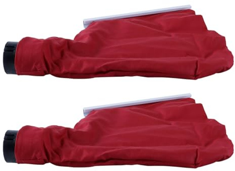 Ausi Lot De 2 Sacs De Collecte De Poussière En Tissu Pour Ponceuse À Bande 9403 9401, Housse De Rechange Anti-poussière Pour Outils Électriques, Rouge Et Noir