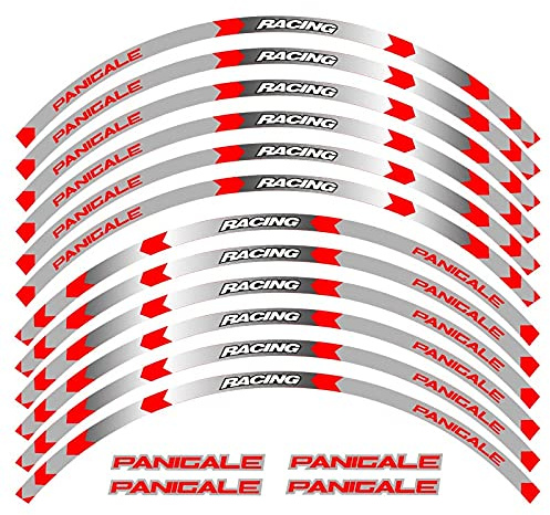 Motorcykelhjuldekaler För D&uc&ati PANIGALE 959 1199 V4 1299 899 | Förstärker det sportiga utseendet, förbättrar sikten i mörker och ger en touch av stil.(Multi-colored 4)