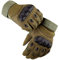 GES Motorradhandschuhe, Männer Vollfinger-Motorradhandschuhe Touchscreen-ATV-Motocross-Rennhandschuhe (Armeegrün, M)