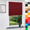 Aluminium Jalousie nach Maß, Endloskette, Kette, Monocomando, Maßanfertigung, für Fenster und Türen, Alu, Fenster, Klemmfix ohne Bohren (Bordeaux Rot, Höhe: 200cm x Breite: 80cm)