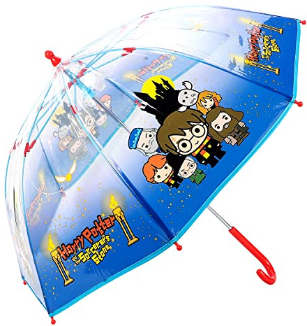 Templar Harry Potter Dome Umbrella for Kids Childrens Boys Girls Brolly with Safety Opening