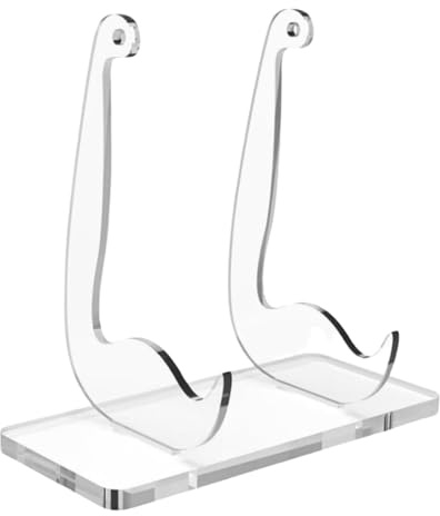 SZLIFE Supports d'assiettes pour présentation, chevalet, Support de Livre, Support d'assiettes en Acrylique Transparent, de Cadre Photo pour Menu,