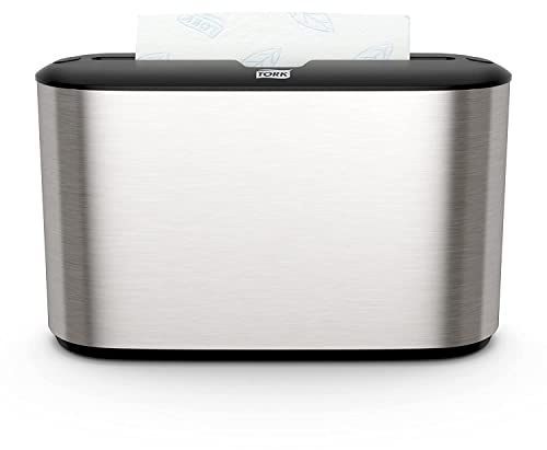 Tork Xpress Stainless Steel Paper Towel Dispenser Compact Design, Fits H2 Hand Towels, Ideal for Home Use Single Unit (302030)