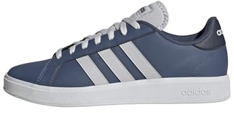 Adidas Homme Grand Court TD Lifestyle Court Casual Shoes Basket, Preloved Ink Dash Grey Legend Ink, 44 2/3 EU