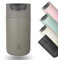 Picnico Kaffeebecher to go - Thermobecher mit Drehverschluss - 400ml - auslaufsicher - spülmaschinenfest (Stone Grey)