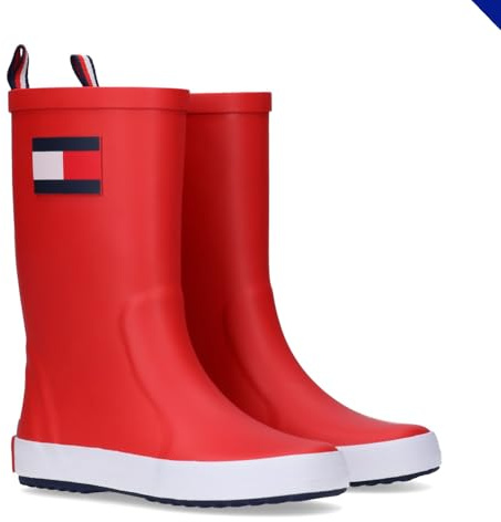 Tommy Hilfiger, Botas de agua, Rudy, Rojo, 25