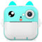 Agwuoetr 32G Memory Children Mini Camera HD Digital Photography Camera Instant Print Camera for Girl Blue