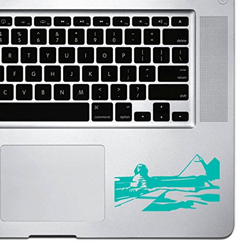 StickAny Palm Series Egypt Landscape Sticker for Macbook Pro, Chromebook, and Laptops (Turquoise)