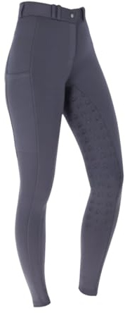 Covalliero Reithose Classic Star, Reithose mit Handytasche, Größe 34, Graphite