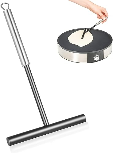 Stendipasta per crêpe, stendipasta a forma di T, stendipasta per crêpe in acciaio inox, per pasta per crêpe o pancake