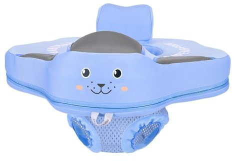 Mambobaby seat Mambo Non Inflatable Baby Pool Float Mambobaby Solid Swimming Float Baby Floats for Infants Aged 4-18 Months