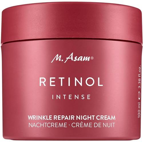 M. Asam RETINOL INTENSE Wrinkle Repair Night Cream (100 ml) – Anti Aging Creme mit Retinol für intensive Nachtpflege, sichtbare Faltenreduktion und effektive Gesichtspflege Für Reife Haut