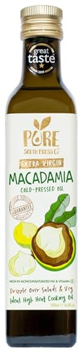 Pure South Press Cold-Pressed Extra Virgin Macadamia Nut Oil, 500 ml Bottle | Keto, Paleo & Vegan Macadamia Oil from Whole Nuts for High Heat Cooking | Golden, High in Mono-Unsaturated Fat & Vitamin E